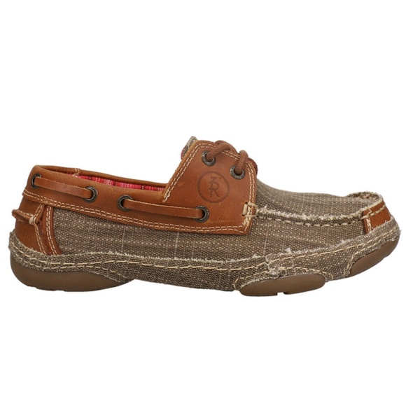 🆕 NEW - Tony Lama Blum Lace Up Womens Brown Flats Casual RR3028L - Picture 6 of 8